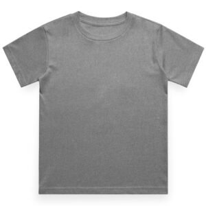 Boy's Crew Neck T-Shirt | Round Neck | Half Sleeve | 100% cotton | Available in Charcoal Melange, Sky Blue, Bottle Green, Royal Blue Color