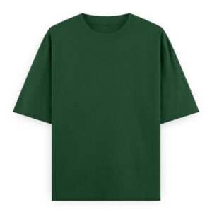 Men’s Oversized Classic T-Shirt | Round Neck | Half Sleeve | Plain-Regular Fit | Available in Black, White, Navy Blue, Grey Melange, Bottle Green, Royal Blue, Red Color