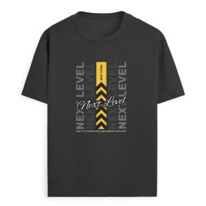 Unisex Standard Crew White and Yellow Next Level T-Shirt